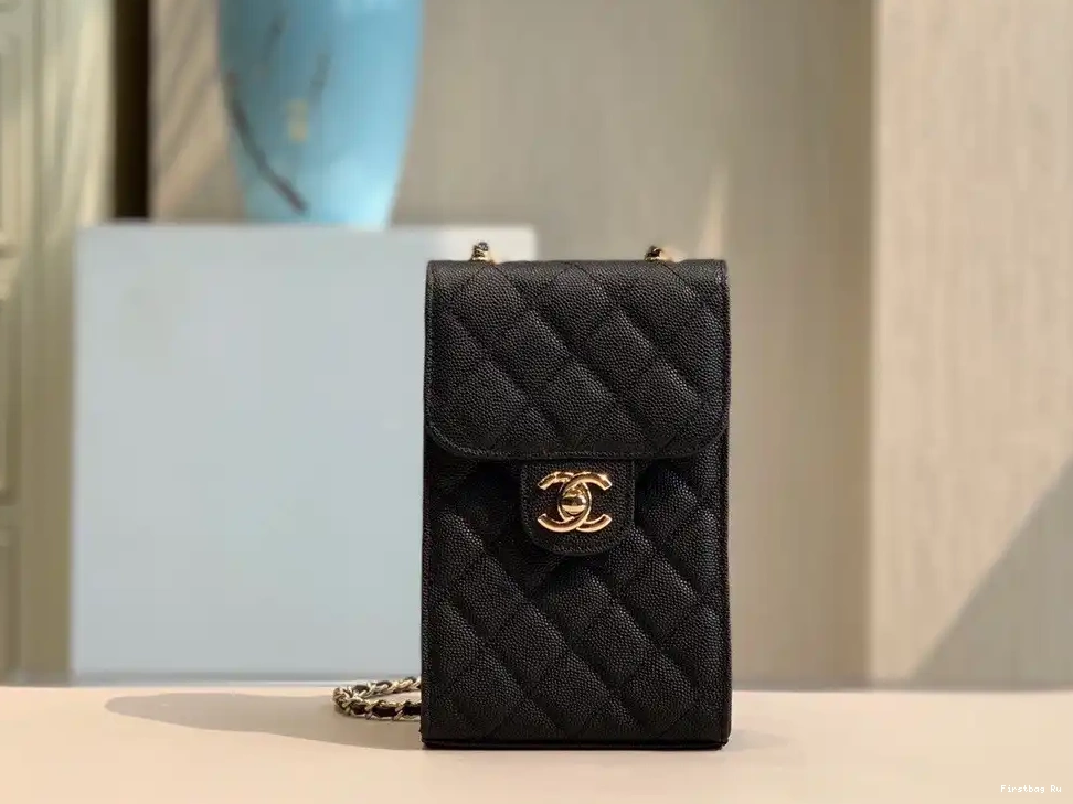 First Bag Ru CHANEL HOLDER CHAIN WITH PHONE 0601